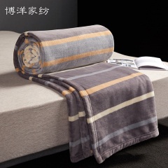 博洋毛毯被子加厚冬季珊瑚绒单人毛毯毯子双人午睡毯保暖法兰绒