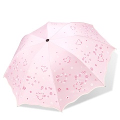 天堂伞太阳伞防晒防紫外线遮阳伞超轻晴雨两用雨折叠女韩国小清新