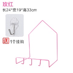 6A免打孔铁艺脸盆挂架家用浴室壁挂脸盆收纳架脸盆收纳挂钩粘钩