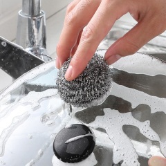 6厨房洗碗钢丝球不锈钢清洁球家用刷盘子刷碗洗盆魔力擦清洗锅工具