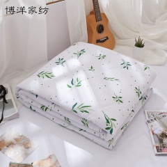 博洋夏被夏凉被空调被全棉纯棉学生宿舍被子花卉纤维被芯可机洗
