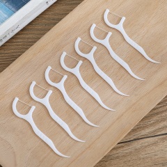 6经典牙线超细牙线棒一次性家庭装弓形安全牙签牙线强拉力小牙缝签