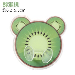 6创意水果插座挂钩挂电源插头粘贴支架家用免打孔墙壁强力无痕粘钩