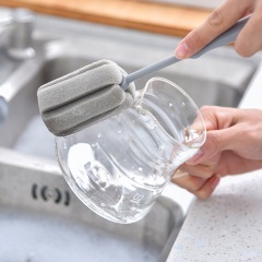 6长柄杯刷瓶刷厨房刷子玻璃杯用刷长瓶茶杯海绵刷洗杯子奶瓶清洁刷