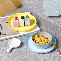 6北欧简约马卡龙色水果沙拉碗创意家用厨房汤碗面碗水果盘子甜品碗