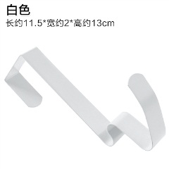 6A免打孔门后挂钩无痕S钩置物架壁挂免钉门上门背式衣架毛巾衣帽钩