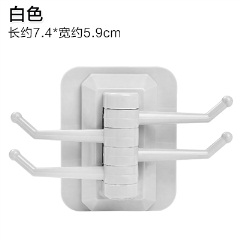 6A旋转挂钩强力粘胶毛巾挂架家用浴室墙壁置物架免打孔无痕粘钩