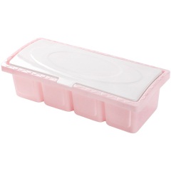 6调味盒塑料调味罐套装厨房家用翻盖味精盐罐方形多格调料罐调料盒