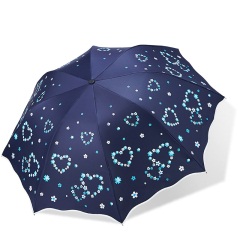 天堂伞太阳伞防晒防紫外线遮阳伞超轻晴雨两用雨折叠女韩国小清新