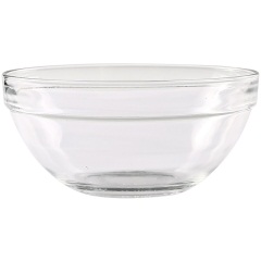 6透明玻璃碗家用甜品水果沙拉碗大号耐热汤碗创意吃饭小餐具泡面碗
