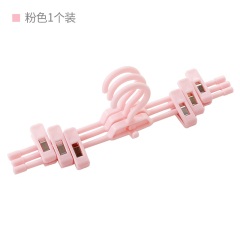 1裤架裤夹家用无痕伸缩裤撑裤挂女裙子多功能多层架带夹子裤子衣架