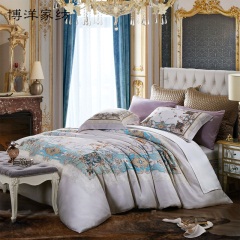 博洋家纺四件套天丝床品床单被套床上用品欧式奢华高档裸睡亲肤