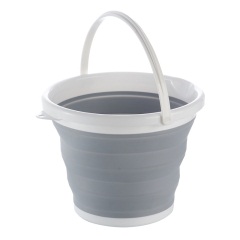 1折叠水桶手提可伸缩塑料家用便携式加厚旅行户外车载洗车桶钓鱼桶