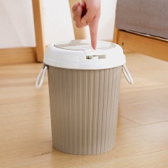 6垃圾桶家用客厅带盖大号创意简约塑料小筒卧室厨房卫生间厕所纸篓