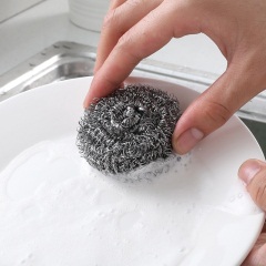 6厨房洗碗钢丝球不锈钢清洁球家用刷盘子刷碗洗盆魔力擦清洗锅工具