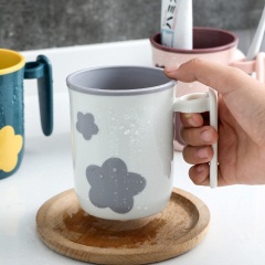 6简约洗漱口杯家用塑料刷牙杯子牙桶创意可爱牙缸杯套装情侣牙刷杯
