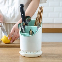 6多功能塑料沥水筷子架勺子置物架筷笼厨房餐具收纳架筷子筒筷笼子
