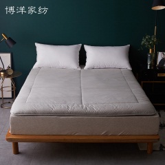 博洋全棉竹炭纤维床垫软垫夹棉加厚双人1.8m垫被可折叠床褥子垫子