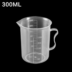 6量杯带刻度奶茶店豆浆家用烘焙量桶计量杯塑料量筒小毫升杯1000ml