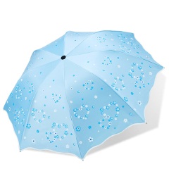 天堂伞太阳伞防晒防紫外线遮阳伞超轻晴雨两用雨折叠女韩国小清新