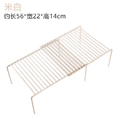 6可伸缩铁艺厨房置物架橱柜碗碟架家用厨具沥水调味品收纳架整理架