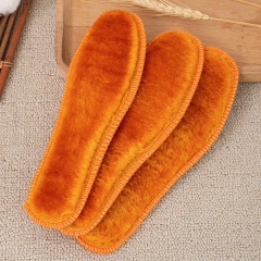 6保暖鞋垫男女士冬季透气吸汗防臭加绒加厚手工羊毛鞋垫棉软毛毛绒
