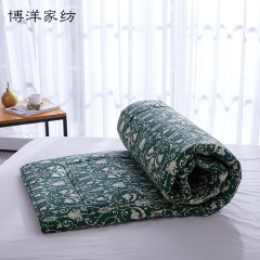 博洋床垫夹棉印花床垫软垫纯棉加厚1.8m垫被褥子防滑床垫褥子双人