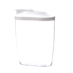 1带盖透明干货收纳罐保鲜密封罐储物罐耐摔杂粮储物罐