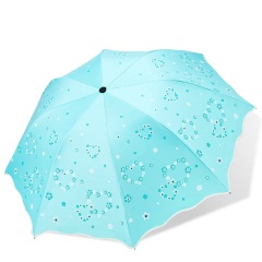 天堂伞太阳伞防晒防紫外线遮阳伞超轻晴雨两用雨折叠女韩国小清新