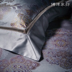 博洋家纺床上用品真丝床单四件套桑蚕丝裸睡欧式奢华高档宫廷风