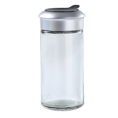 6玻璃调料罐盐罐胡椒粉烧烤撒料瓶厨房玻璃调味料瓶家用调料盒套装