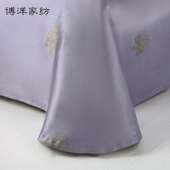 博洋家纺六件套床单床品床上用品被套桑蚕丝蚕丝长绒棉欧式高档