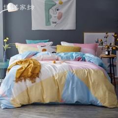 博洋家纺春夏四件套全棉纯棉床品北欧床上用品床单套件4件床品夏