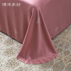 博洋家纺六件套欧式床品套件床上用品高档被套床单天丝磨毛冬季