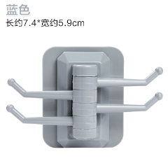 6A旋转挂钩强力粘胶毛巾挂架家用浴室墙壁置物架免打孔无痕粘钩