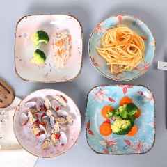 6厨房盘子陶瓷饭碗创意西餐盘碟子菜盘家用餐具牛排盘水果盘饺子盘