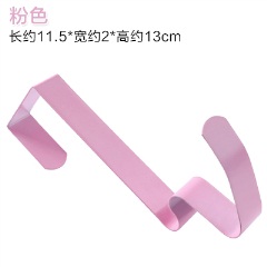 6A免打孔门后挂钩无痕S钩置物架壁挂免钉门上门背式衣架毛巾衣帽钩