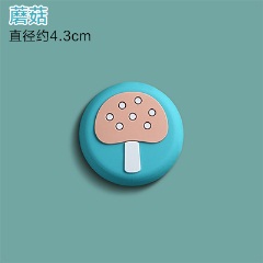 6门把手防撞垫冰箱门后硅胶吸盘吸门锁防碰贴家用保护套缓冲防磕碰