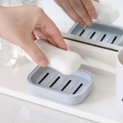 6双层沥水香皂盒创意免打孔家用卫生间浴室旅行皂架洗衣肥皂盒皂托