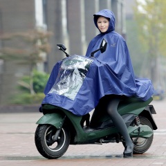 天堂单人雨衣电动车电瓶车雨披时尚柔软加大男女成人自行车雨衣