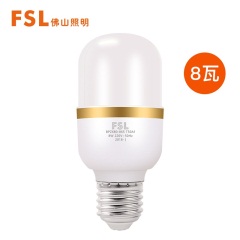 佛山照明（FSL）led灯泡 节能灯泡螺口光源E27 日光色12W柱形6500K炫风Ep16