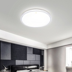 佛山照明（FSL）吸顶灯LED卧室灯具客厅灯饰方形超薄款白光 45WEp16
